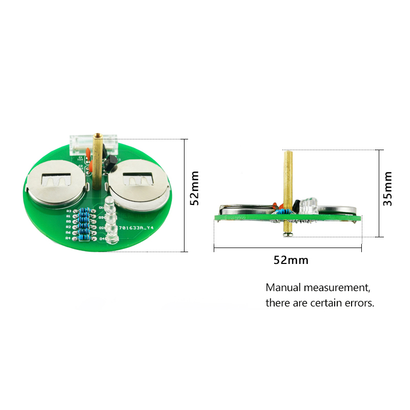 Electronics Repair School - LED Desktop Rotierendes Licht Gyro DIY