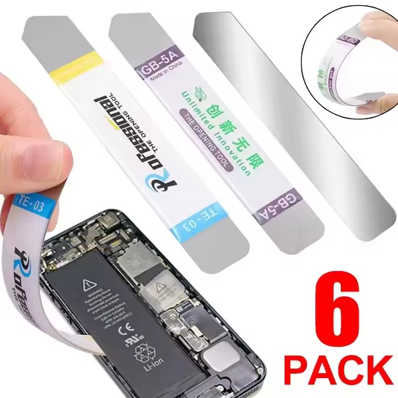 Phone Opening Tool - 6/3/1PCS Metall Flache Spudger Weiche Dünne