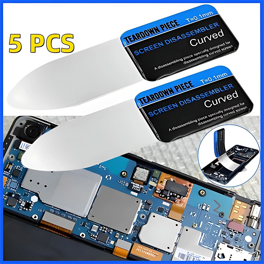 Spudger Plastic Set - Handy Gebogener LCD-Bildschirm Spudger Öffnungswerkzeug Hebelkarten-Set