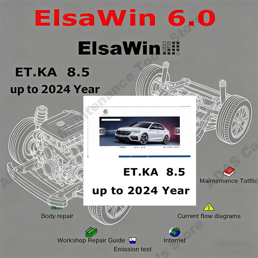 Electronics Repair Tool - Neueste heiße Kfz-Wartungswerkzeuge: Elsawin 6.0 mit