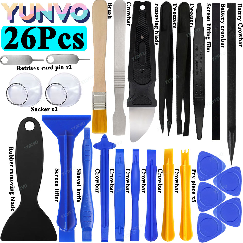 Spudger Plastic Set - Universelles Bildschirmöffnungs-Werkzeugset, Plastik-Spudger Demontagewerkzeuge für iPhone,