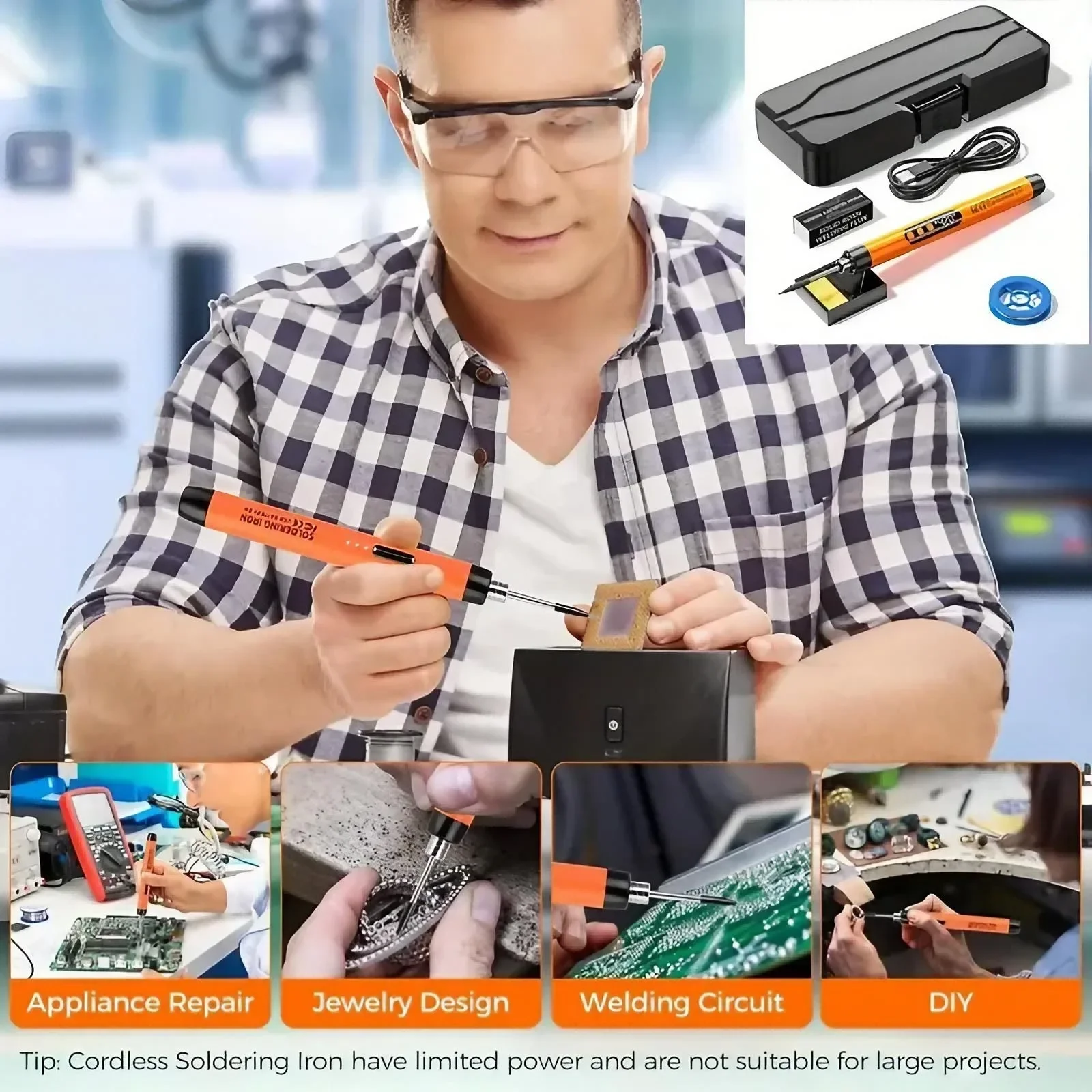 Präzisions-Akku-Mini-Lötkolben – Electronic Repair Tutorial Bewertung und Preis
