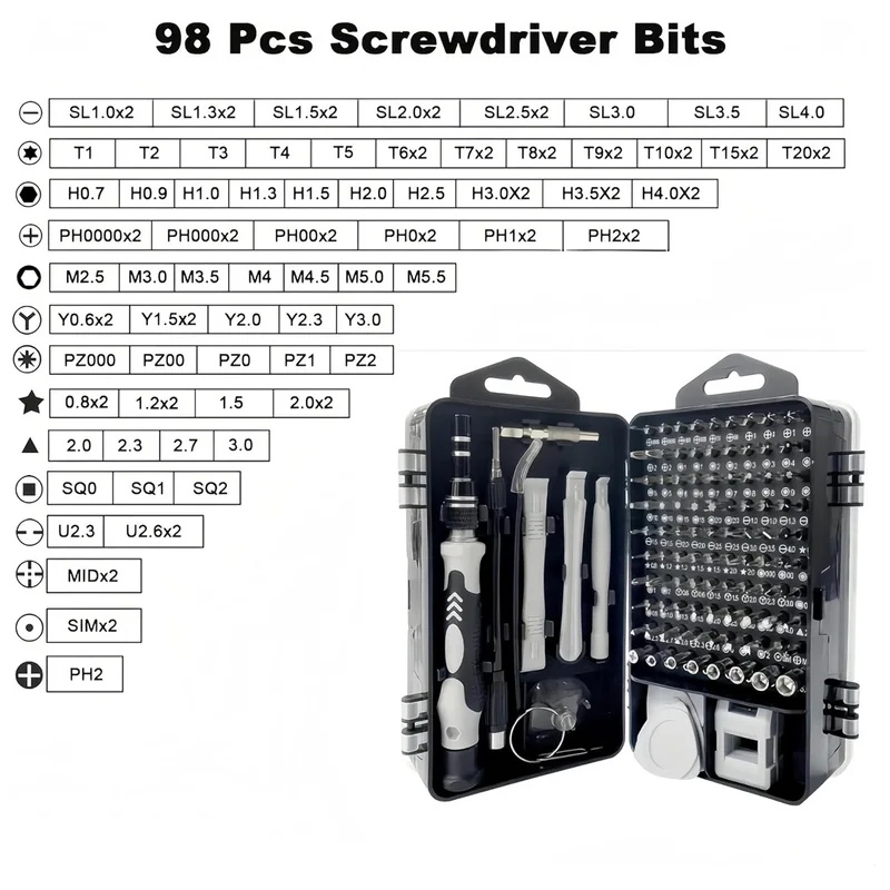 115-in-1 Präzisions-Schraubend – Electronic Repair Tutorial Bewertung und Preis