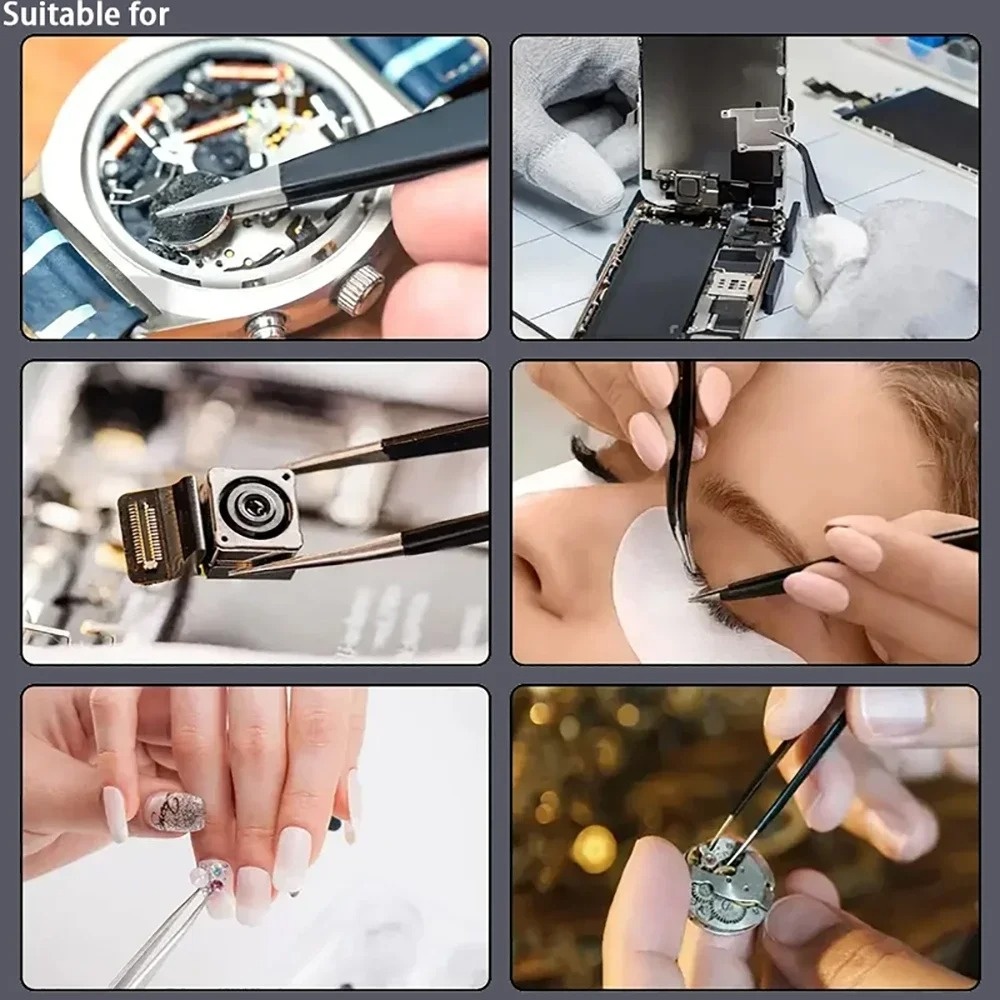 6-teiliges Präzisions-Pinzette – Electronics Repair Tool Bewertung und Preis